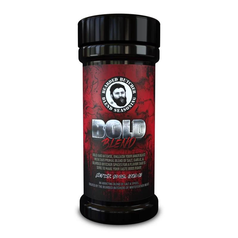 Bearded Butchers Bold Blend Seasoning Shaker Can 10 Oz