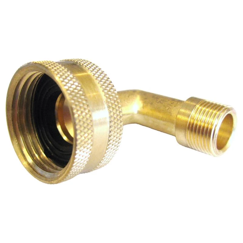 Anderson Metals 3/8 In. Mip X 3/4 In. Female Hose Thread Brass Dishwasher Elbow