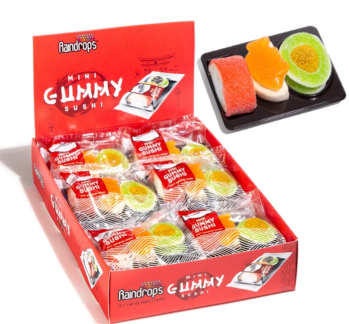Raindrops Mini Gummy Sushi