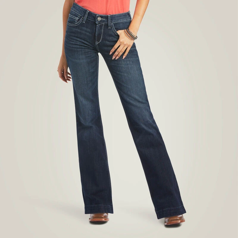 Ariat Trouser Perfect Rise Aisha Wide Leg Jean, MISSOURI COLOR, 22