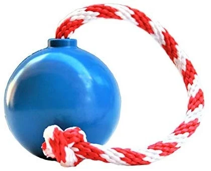 Usa-k9 Cherry Bomb Treat Dispenser & Chew Toy, Large, Blue, Guaranteed Tough