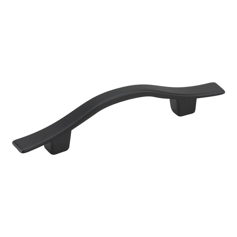 Traditional 3 Inch Matte Black Cabinet Pull By Richelieu Hardware