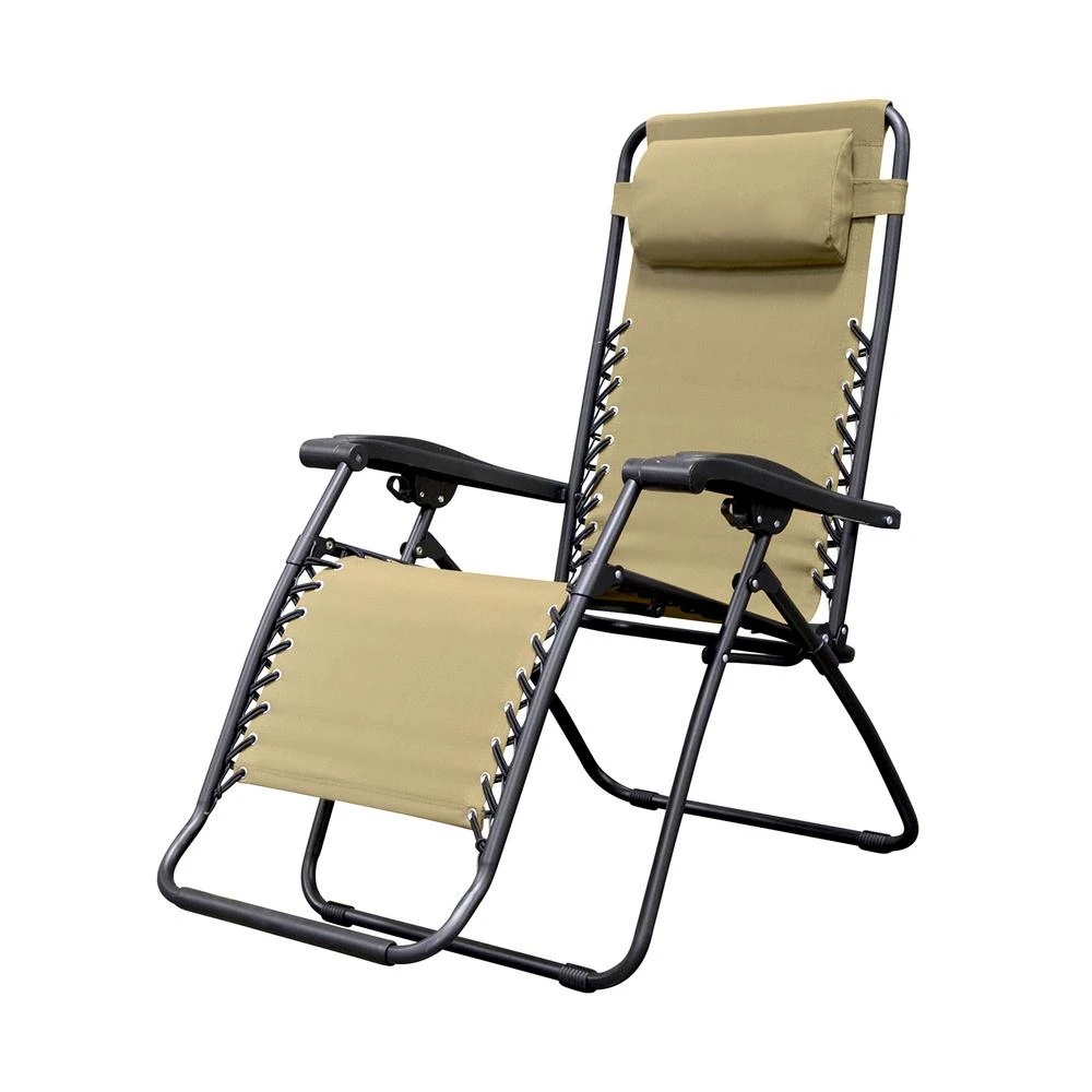 Caravan Sports Infinity Beige Zero Gravity Patio Chair Model 80009000150