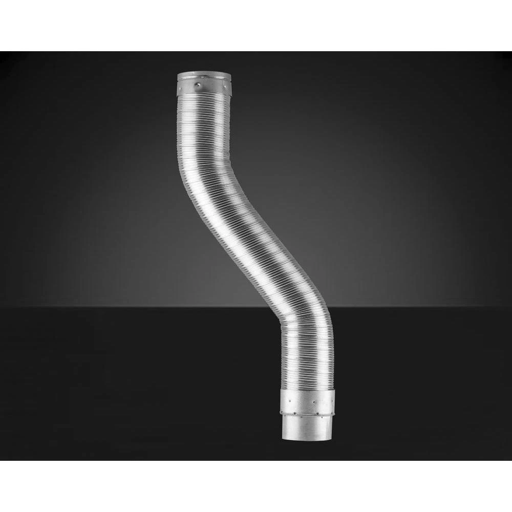 Ameri-vent Flexible Pipe Section, 3 In. Diameter, 5 Ft. Length, Model 3fc5