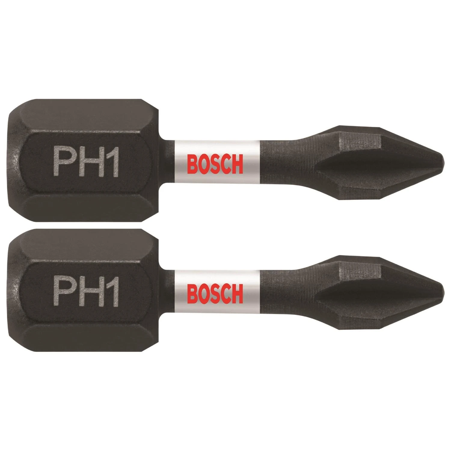 Bosch Impact Tough Phillips #1 X 1 In. L Insert Bit Alloy Steel 2 Pack
