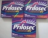 Prilosec Otc Acid Reducer Delayed-release Tablets 3 Boxes Of 42 Tablets Each