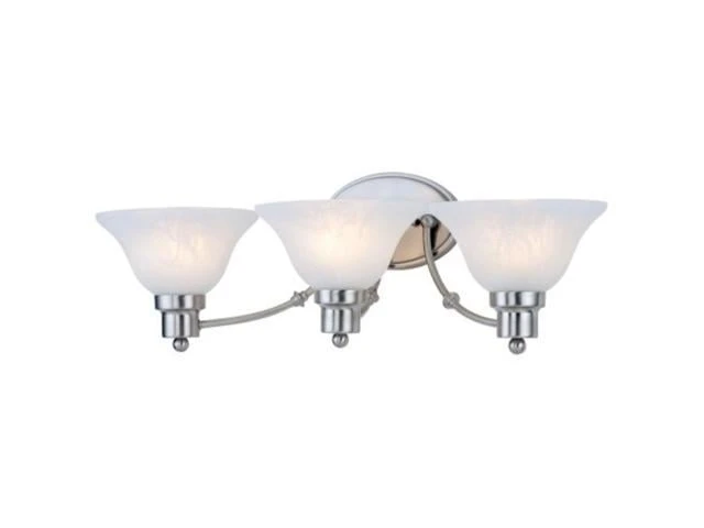 Hardware House 544643 3-light Bath/wall Lighting Fixture 24-3/4-inch Satin Nickel
