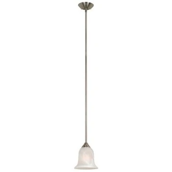 Hardware House Saturn 1-light Pendant Ceiling Fixture 6-1/2-inch Satin Nickel Finish
