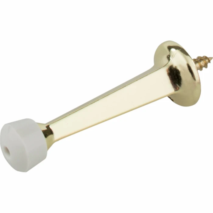 Kfd3-a-pb2 Rigid Door Stop, Polished Brass Stainless Steel - Set Of 2