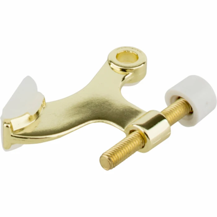 Kfd1-a-pb2 Hinge Pin Door Stop, Polished Brass Stainless Steel - Set Of 2