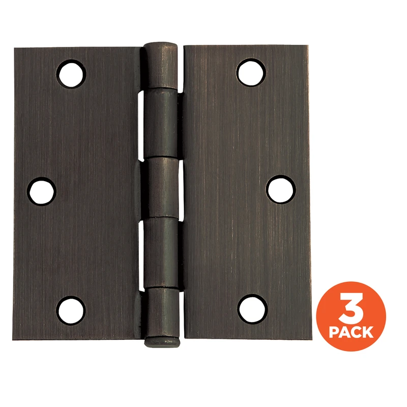 181495 3.5" Sq.Hinge Orb 3pk