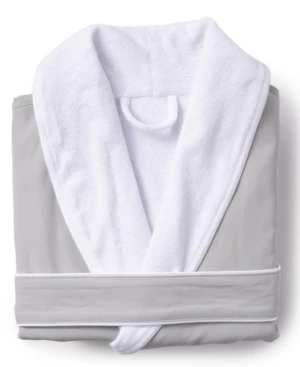 Kassatex Spa Bathrobe, Men's Small/medium, Silver Sage Color