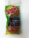 Scotch-Brite Copper Coated Scouring Pad 213C-2-24, 24/2
