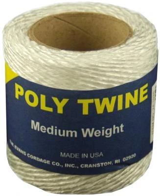 T.w. Evans Cordage 24-0025 160 Ft. White Poly Twine - Durable And Versatile