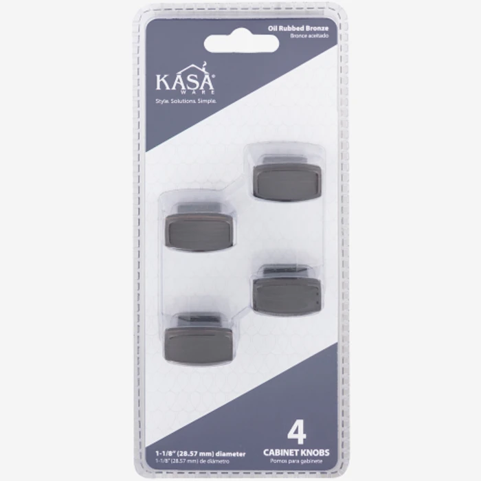 K083borb-4 Cabinet Knob 1-18 In. Oil Rubbed Bronze - Set Of 4