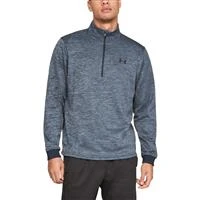 Under Armour Men's Armour Fleece 1/2 Zip Pullover Hoodie - Medium - Steel Light Heather/black