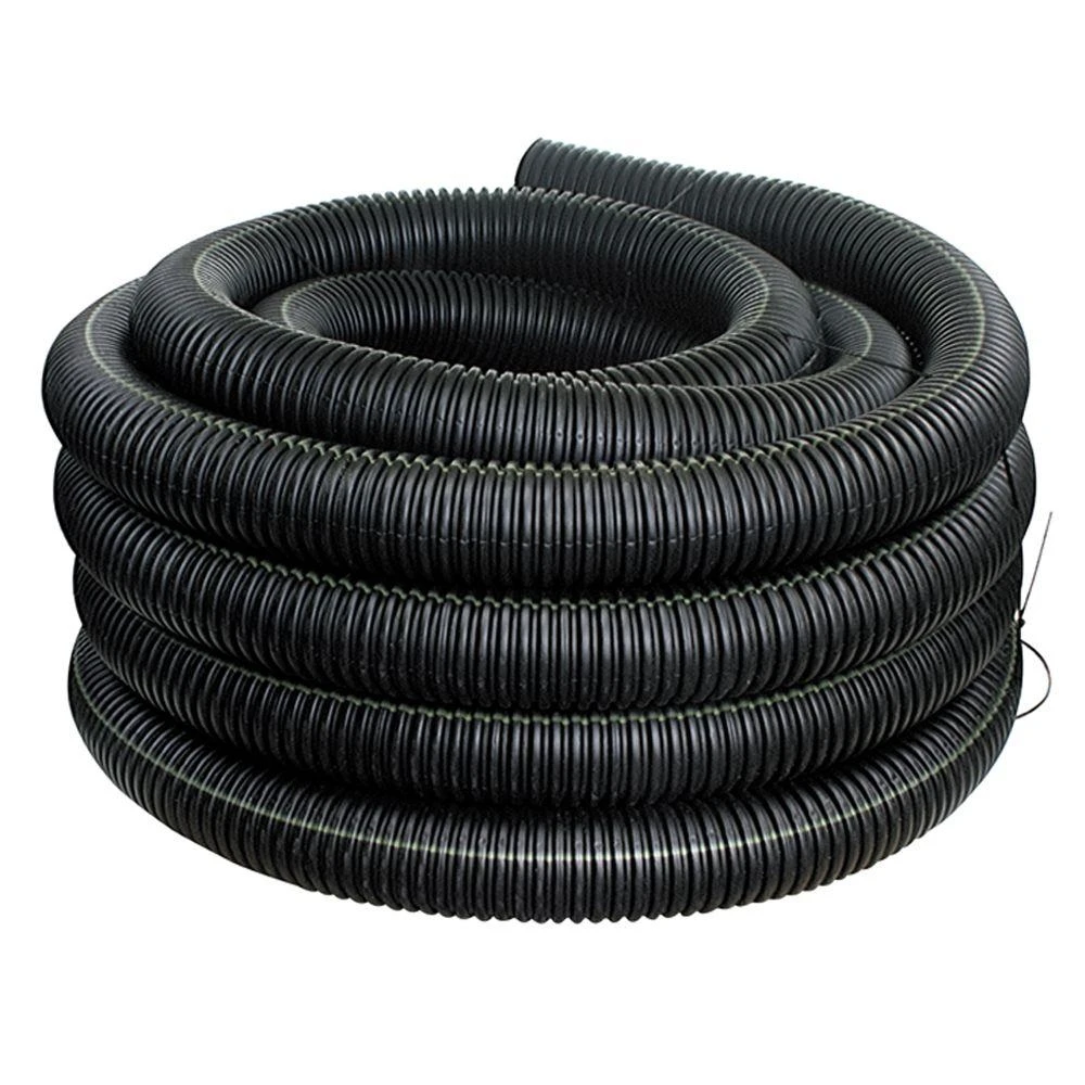 4 In. X 50 Ft. Corex Solid Drain Pipe For Efficient Water Management