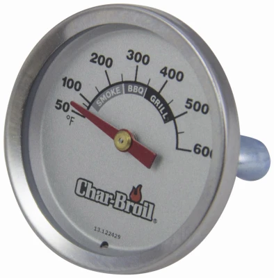 Grill Temperature Gauge, 1.85 Inch Diameter, Durable Stainless Steel Construction