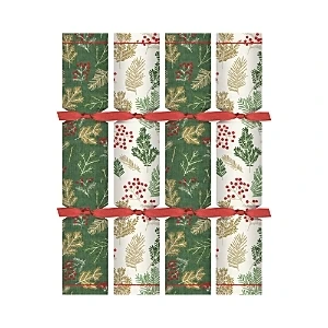 Caspari Sprigs & Berries Crackers Set Of 8