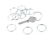 Lucky Line Zinc-Plated Steel Zinc-Plated 1 In. Key Ring