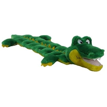 Kyjen Company Kypp02233 Plush Puppies Long Body Gator Squeaker Mat Dog Toy With 16 Squeakers