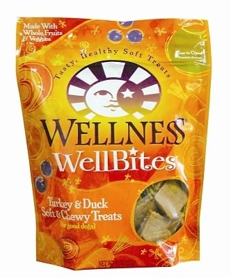Wellness Wellbites Turkey & Duck Soft & Chewy Dog Treats 8 Oz Pouch