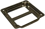 Ammo International 4 Inch Square Industrial Cover 1/2 Inch Raised Silver