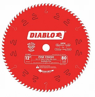 Cmt 12-inch 72 Tooth Itk Finish Compound Miter Saw Blade 1-inch Arbor