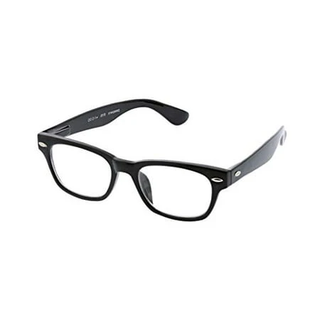 Peepers Clark Square Reading Glasses Black 49 Mm +2.75 Focus Blue Light Filtering