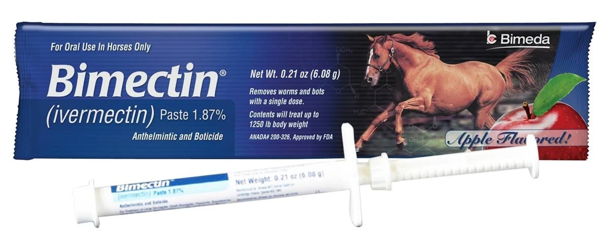 Durvet Bimectin Paste Dewormer 6.08 Gram Model 001-1bim004