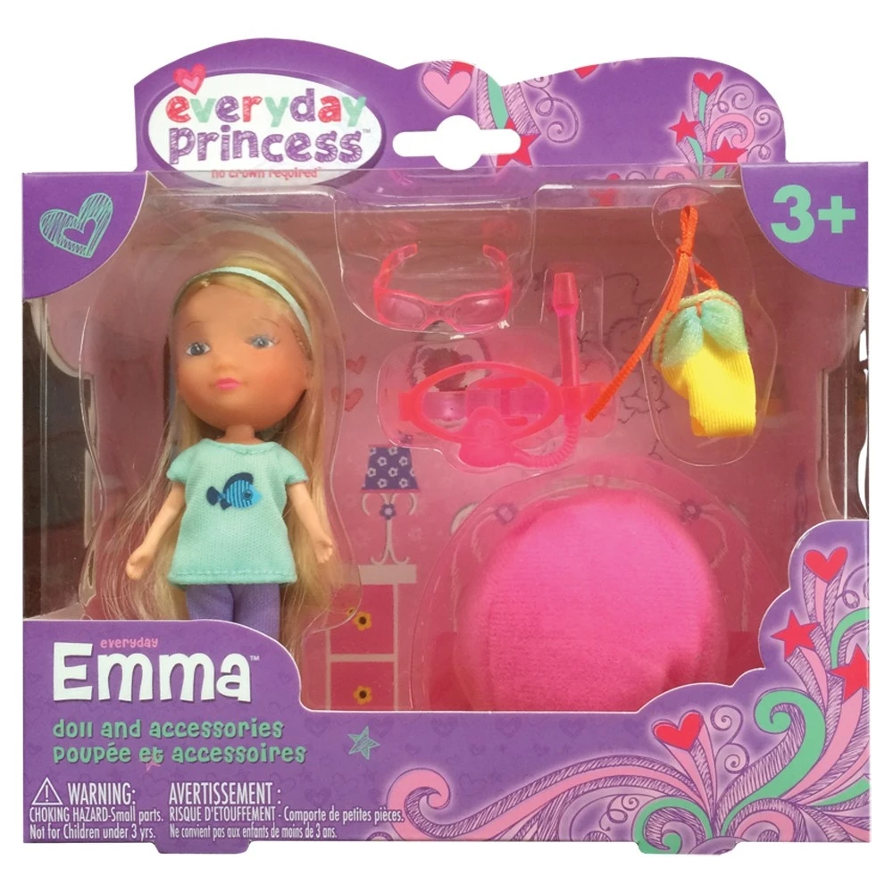 Neat-oh! Everyday Princess Emma Doll With Bean Bag Chair