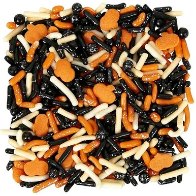 Wilton Halloween Sprinkles Mix Pmpk, Ghosts, Pumpkins, Sugar Pearls, Confetti