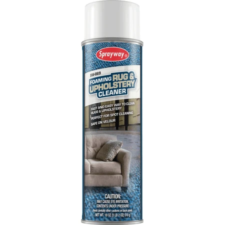 Sprayway 869 18 Oz. Colorless Foaming Rug & Upholstery Cleaner