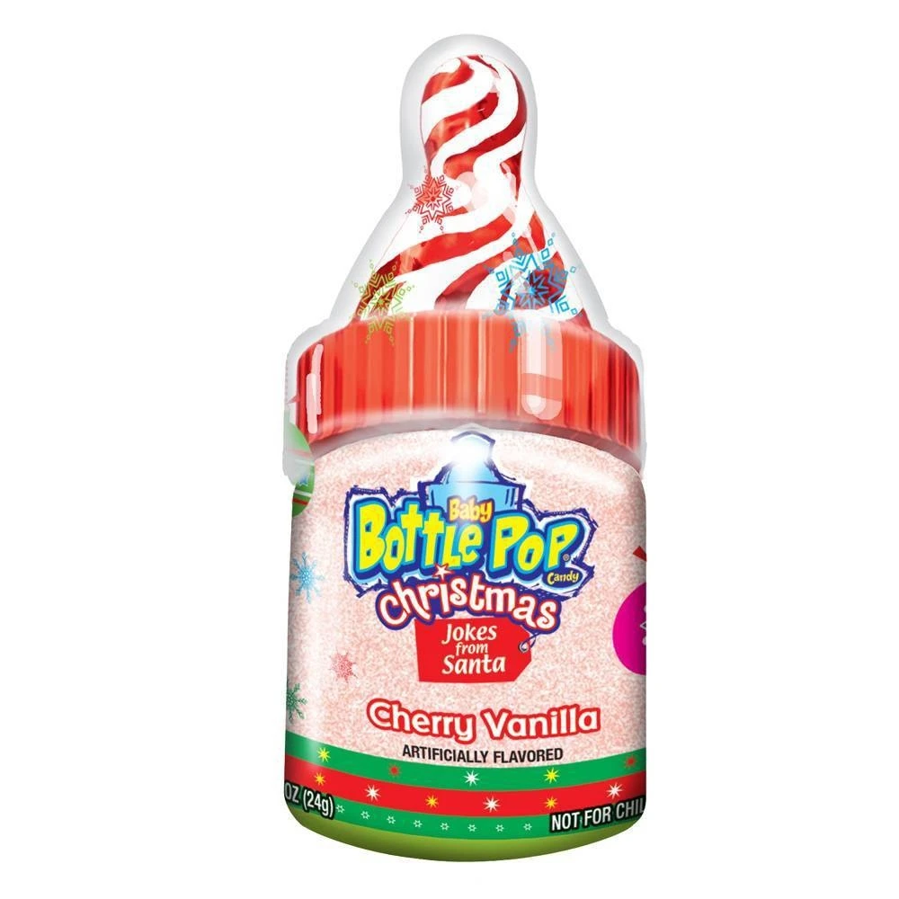 Topps Baby Bottle Pop Lollipop - Christmas Flavor - 0.85 Oz