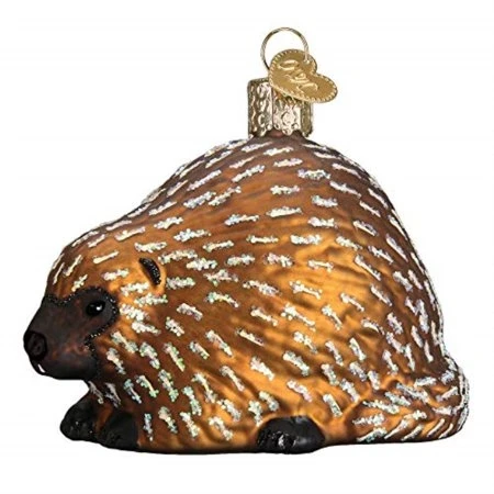 Old World Christmas 12511 Glass Blown Porcupine Ornament