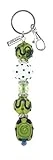 Baby Sea Turtle Rhinestone Glass Beaded Keychain By Kate & Macy - Clementine Design