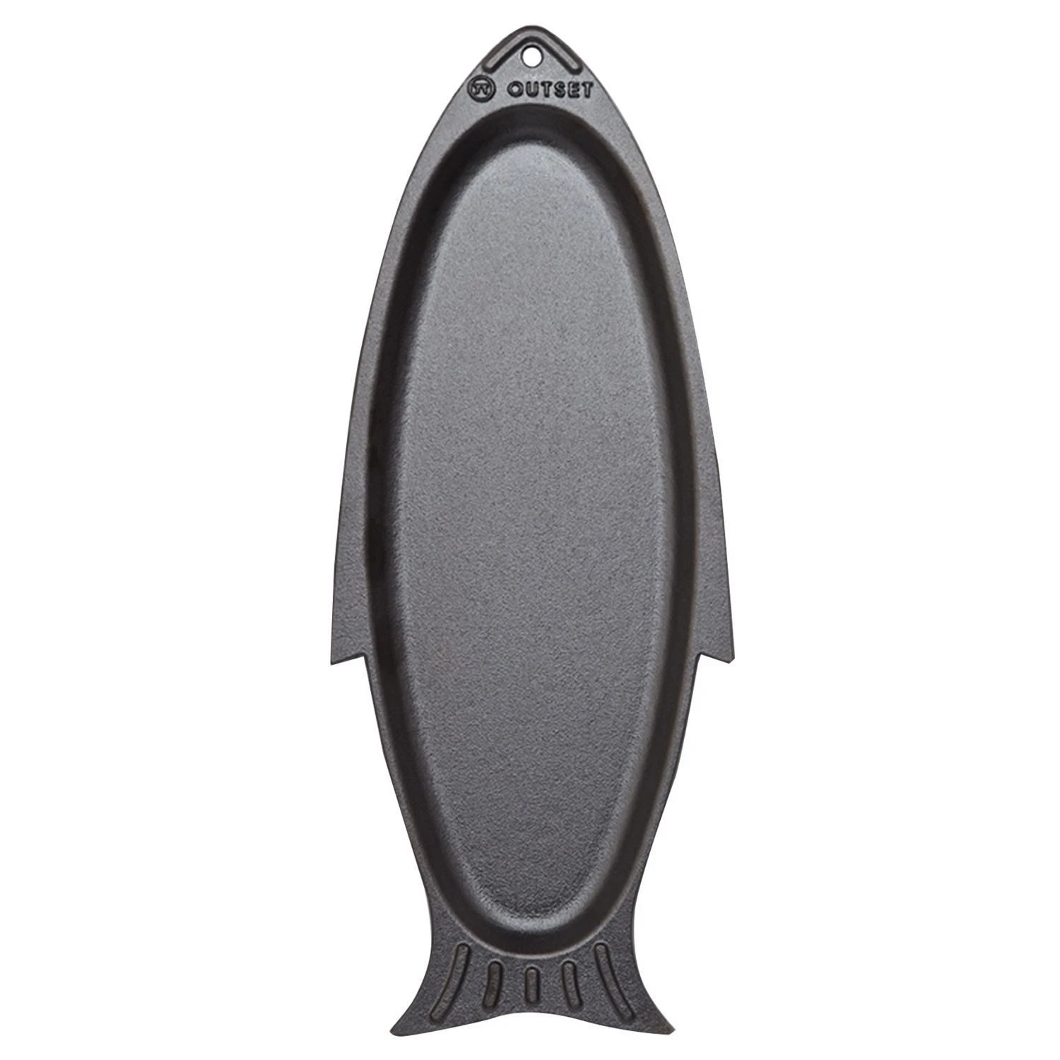 Outset Cast Iron Fish Grill Pan 13 In. L X 5 In. W Pre-seasoned
