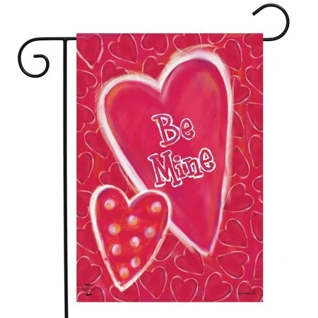 Briarwood Lane Be Mine Valentine Garden Flag 12.5"x18" For Valentine's Day