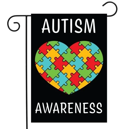 Autism Awareness Garden Flag 12.5" X 18" By Briarwood Lane