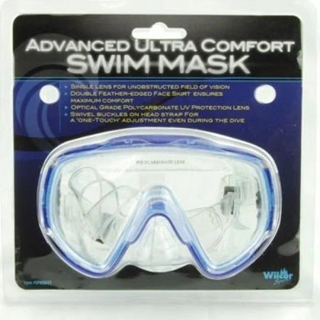 Advanced Ultra Comfort Swim Mask For Teen And Adult, Intermediate Level, Color Varies