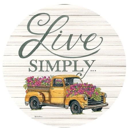 Custom Decor Accent Magnet - Yellow Truck Design For Home Decoration