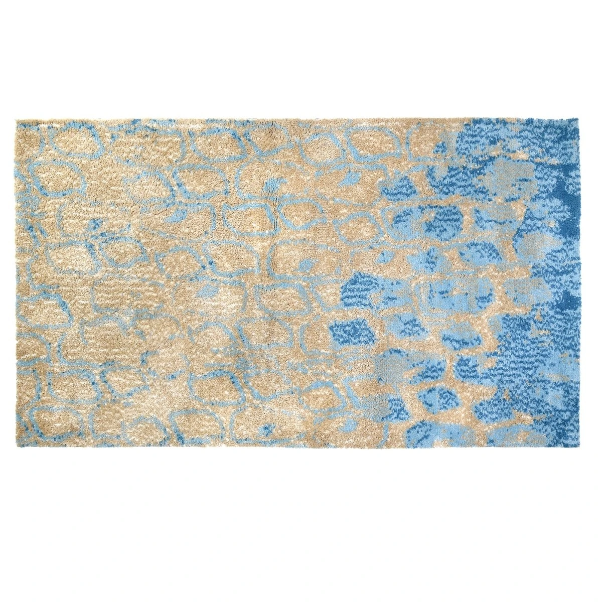 3' X 5' Vibrant Rectangular Polyester Meditation Indoor Area Throw Rug