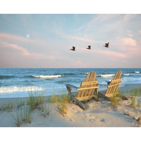 Heritage Puzzle Inc. Coastal Moonrise Jigsaw Puzzle 1000-piece