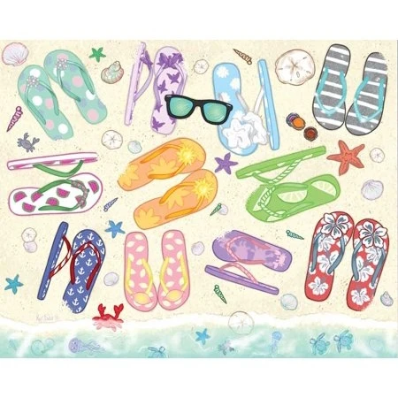 Flippy Beach 1000-piece Jigsaw Puzzle By Heritage Puzzles