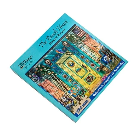 Heritage Puzzle Inc. The Beach House Jigsaw Puzzle 1000-piece