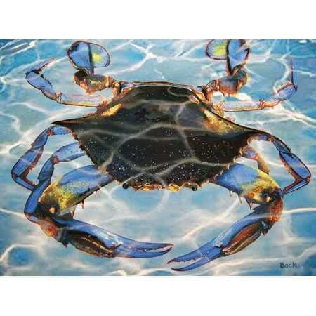 Heritage Puzzle Blue Crab Bay 550 Piece Nautical And Coastlines Jigsaw Puzzle