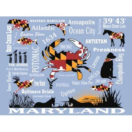 Maryland's Best 550-piece Jigsaw Puzzle By Heritage Puzzles