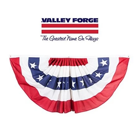 Pmf Patriotic Fan 1.5' X 3' Decorative Outdoor Flag