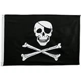 Rinco FLC35SK 3X5 Skull Flag Polyester - Pack Of 72