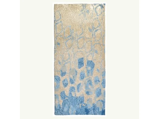 2' X 5' Vibrant Rectangular Polyester Meditation Indoor Area Throw Rug